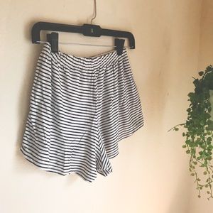 Striped flow-y shorts